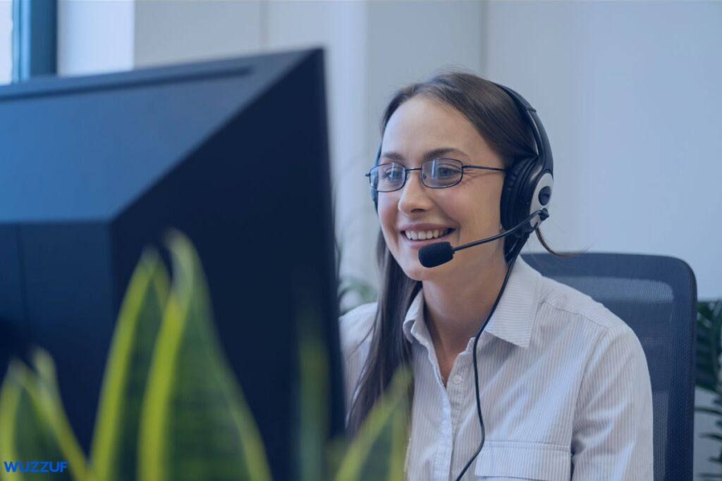 woman on the phone to show Common Interview Questions 