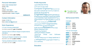 Visual Talent Profiles